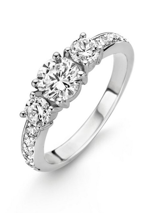 TI SENTO - Milano Ring van zilver met zirkonia 12044ZI