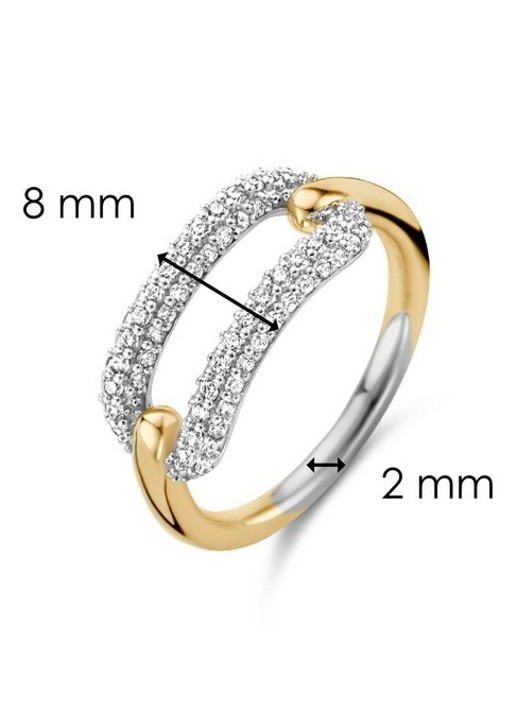 TI SENTO - Milano Ring verguld 12228ZY - detail 5 goud