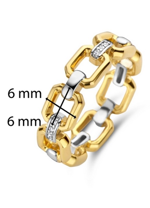 TI SENTO - Milano  Ring verguld 12292ZY - detail 5 goud