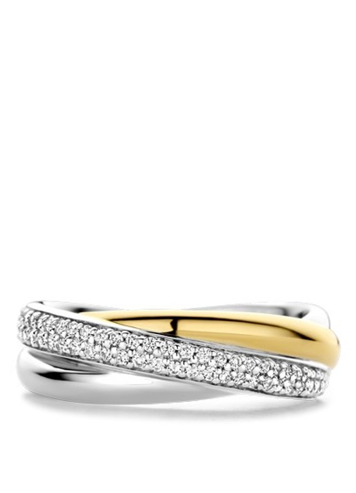 TI SENTO - Milano Ring verguld 12343ZY - detail 7 zilver