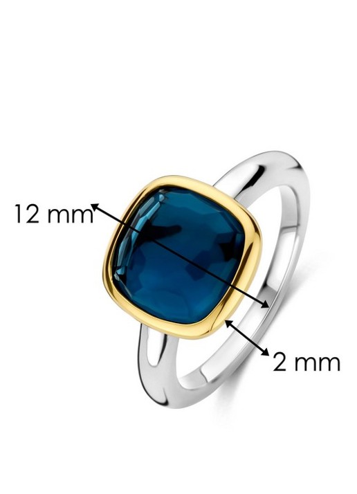 TI SENTO - Milano Ring verguld 12351DB - detail 2 zilver