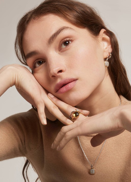 TI SENTO - Milano Ring verguld 12351KA - voorkant 2 goud
