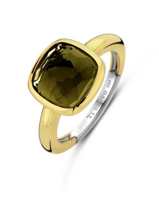 TI SENTO - Milano Ring verguld 12351KA - voorkant 3 goud