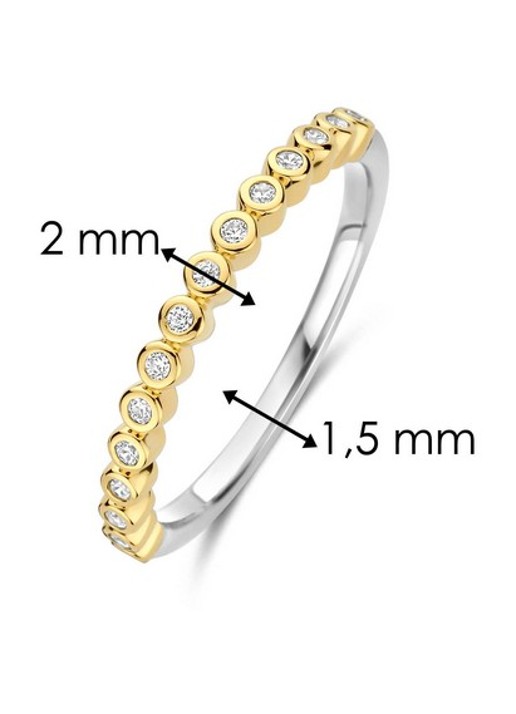 TI SENTO - Milano Ring verguld 12364ZY - detail 4 goud