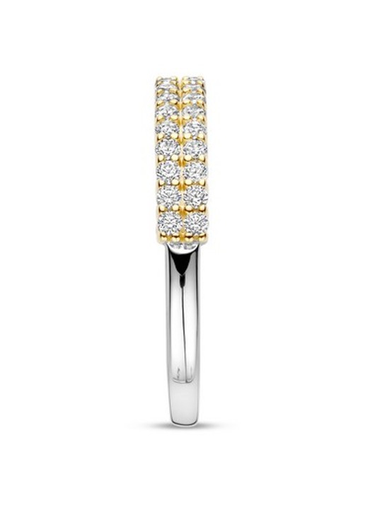 TI SENTO - Milano Ring verguld 12366ZY - detail goud