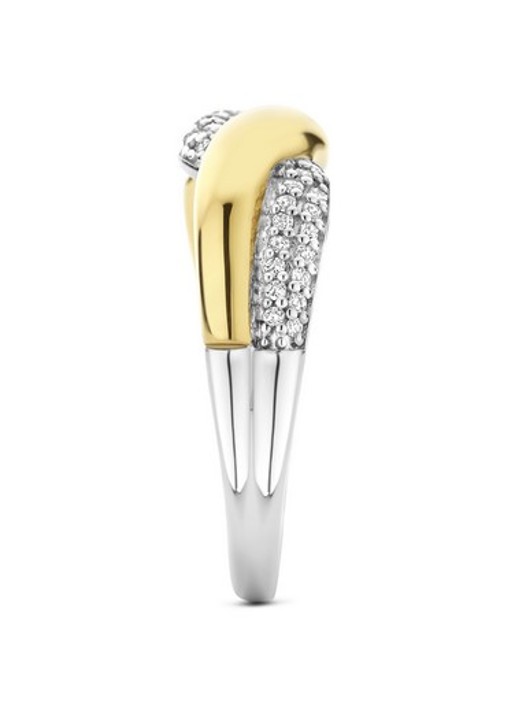 TI SENTO - Milano Ring verguld 12370ZY - detail goud
