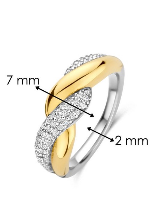 TI SENTO - Milano Ring verguld 12370ZY - detail 3 goud