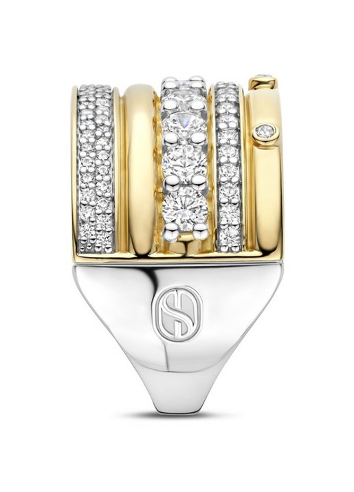 TI SENTO - Milano Ring verguld 12396ZY - detail goud