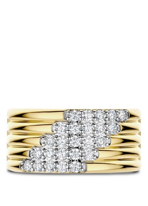 TI SENTO - Milano Ring verguld 12410ZY - detail 4 goud
