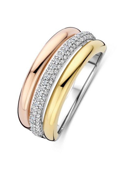 TI SENTO - Milano Ring verguld 12427TZ