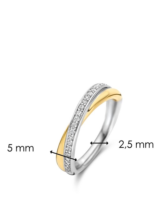 TI SENTO - Milano Ring verguld 1953ZY - detail 3 goud