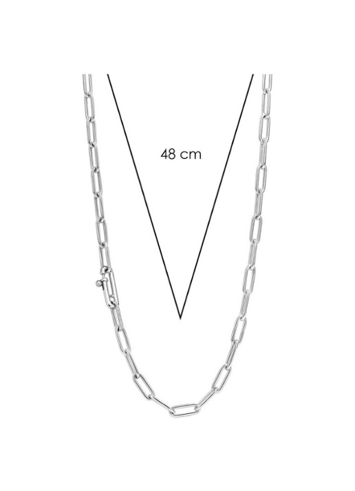 TI SENTO - Milano Schakelketting van zilver 3947ZI - detail 2 undefined