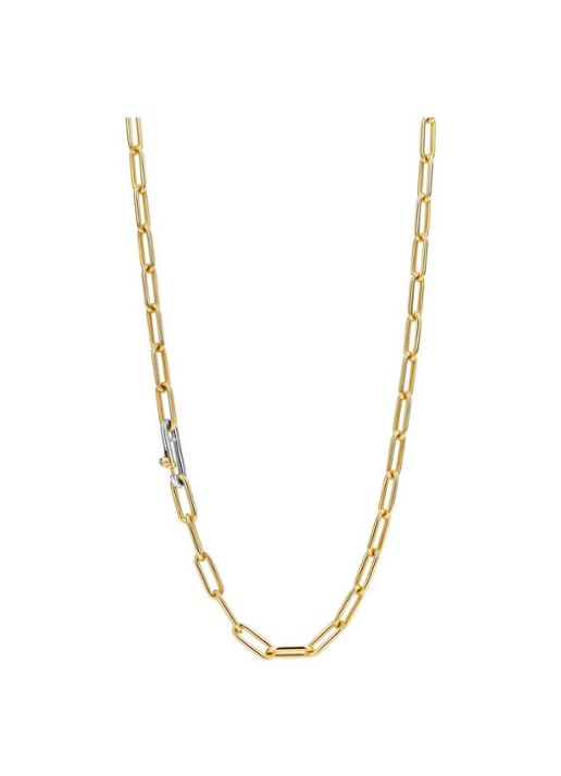 TI SENTO - Milano Schakelketting verguld 3947SY  - voorkant 6 goud