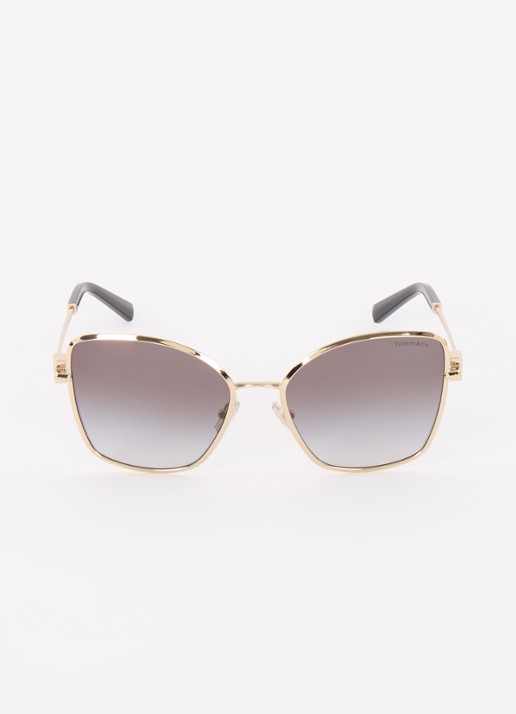Tiffany & Co. Butterfly zonnebril TF3102B - detail goud