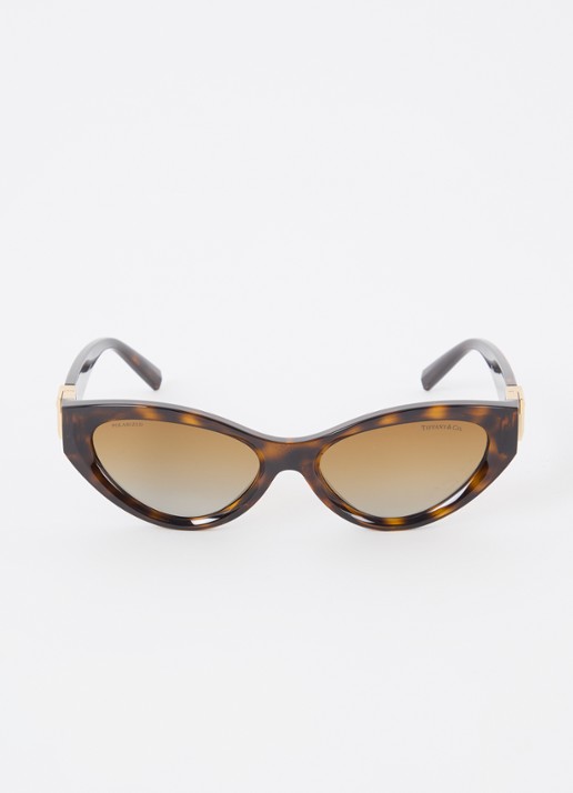 Tiffany & Co. Cat Eye zonnebril gepolariseerd TF4225U - detail donkerbruin