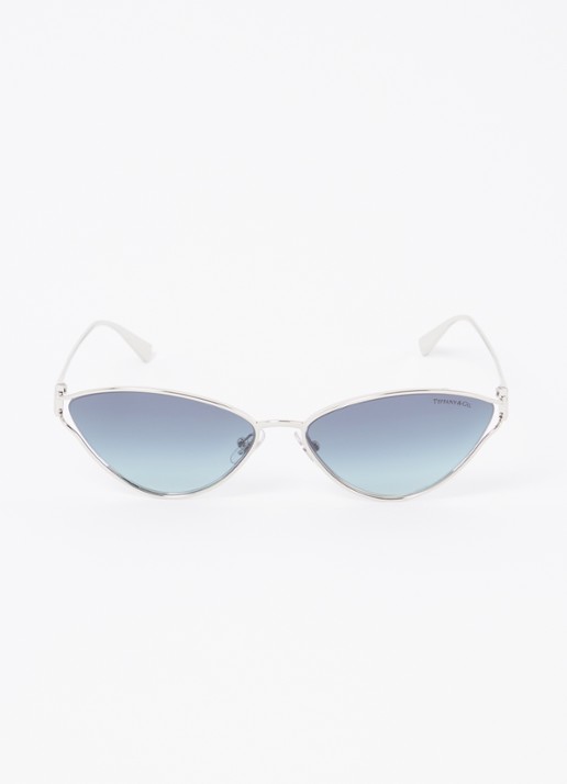 Tiffany & Co. Cat Eye zonnebril TF3095 - detail zilver