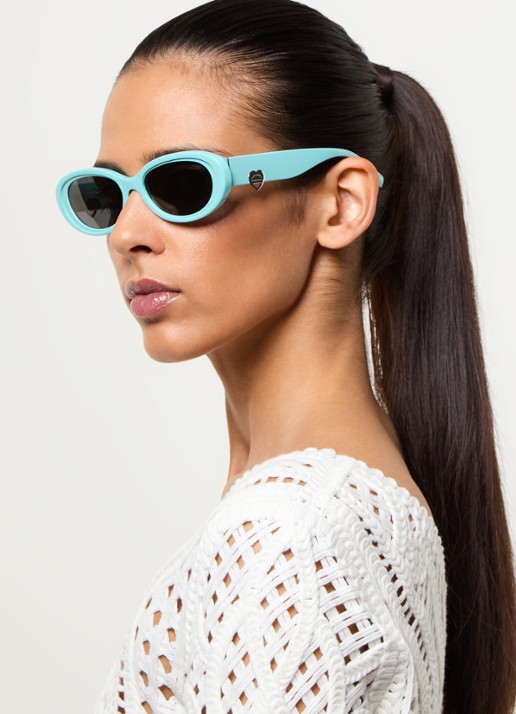 Tiffany & Co. Cat Eye zonnebril TF4221 - voorkant 5 turquoise