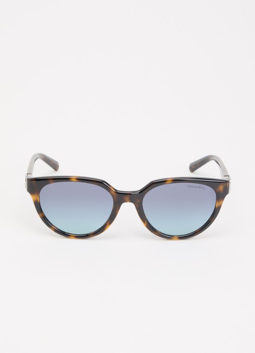Tiffany & Co. Cat Eye zonnebril TF4256D - detail bruin