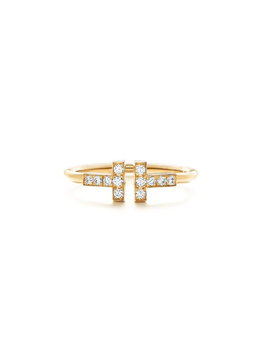 Tiffany & Co. Diamant Wire ring van 18 karaat geelgoud 69761