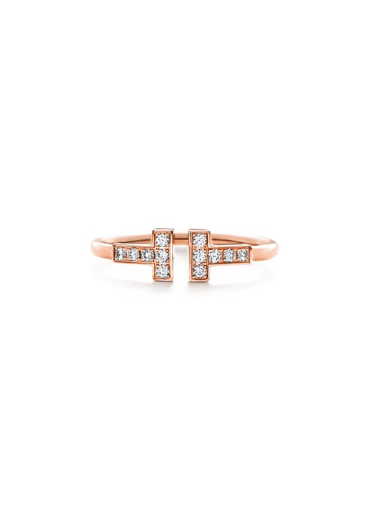 Tiffany & Co. Diamant Wire ring van 18 karaat roségoud 69847 - voorkant 4 undefined