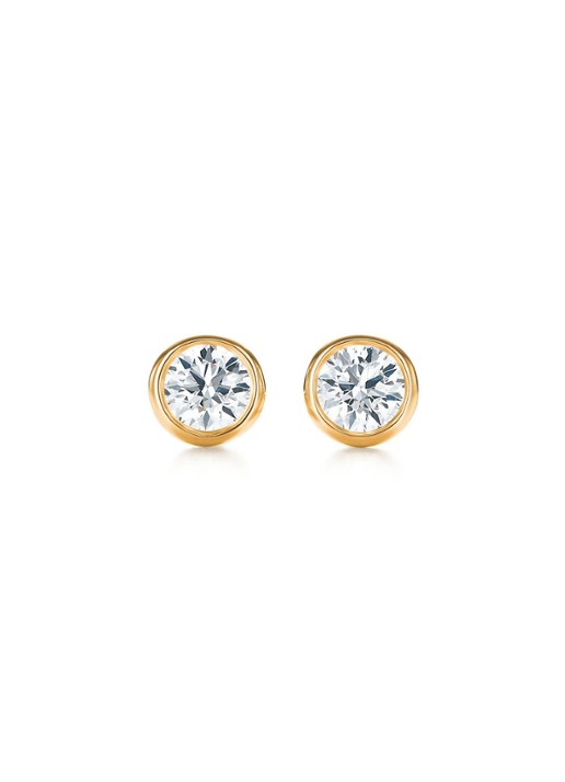 Tiffany & Co. Diamonds by the Yard oorknopjes van 18 karaat geelgoud met diamant 17729 - voorkant 3 undefined