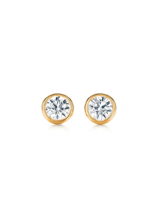 Tiffany & Co. Diamonds by the Yard oorknopjes van 18 karaat geelgoud met diamant 17730 - voorkant 3 undefined