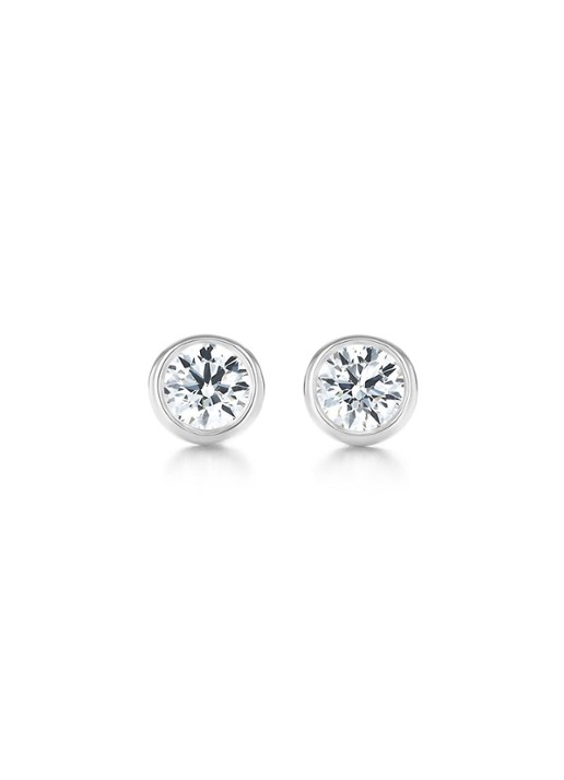 Tiffany & Co. Diamonds by the Yard oorknopjes van platina met diamant 27731 - voorkant 3 undefined