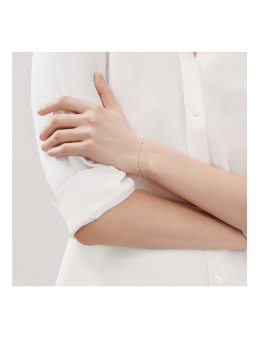 Tiffany & Co. Diamonds by the Yard schakelarmband van platina met diamant 22001 - detail undefined