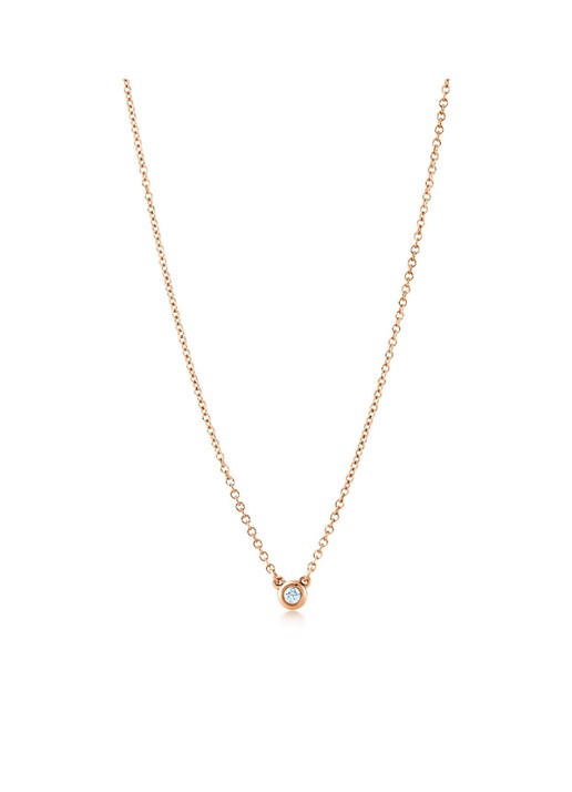 Tiffany & Co. Diamonds by the Yard Single ketting van 18 karaat roségoud met diamant 62804 - voorkant 2 undefined