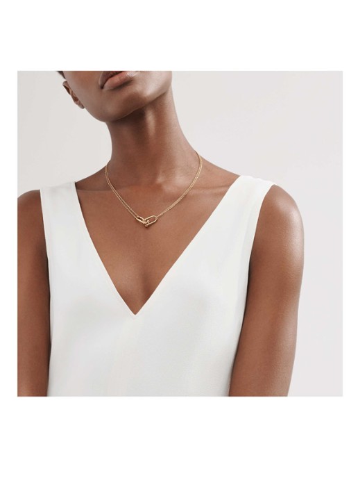 Tiffany & Co. Double Link ketting van 18 karaat geelgoud met hanger 49380 - detail 3 undefined