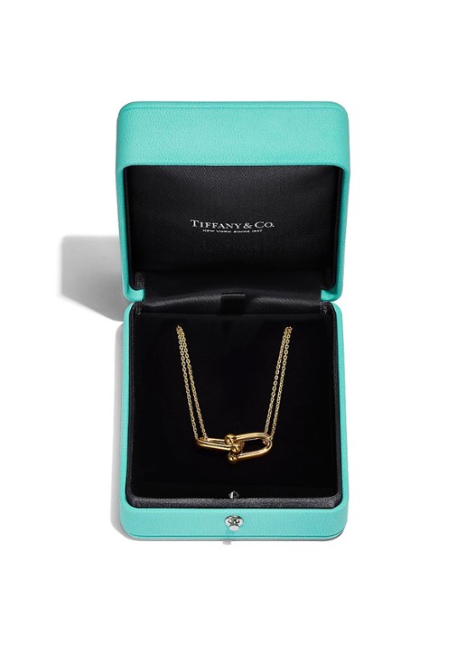 Tiffany & Co. Double Link ketting van 18 karaat geelgoud met hanger 49380 - detail 5 undefined