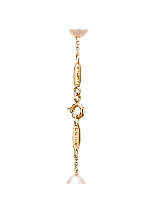 Tiffany & Co. Elsa Peretti® Pearls by the Yard™ armband van 18 karaat geelgoud met parel 42813 - detail 2 undefined