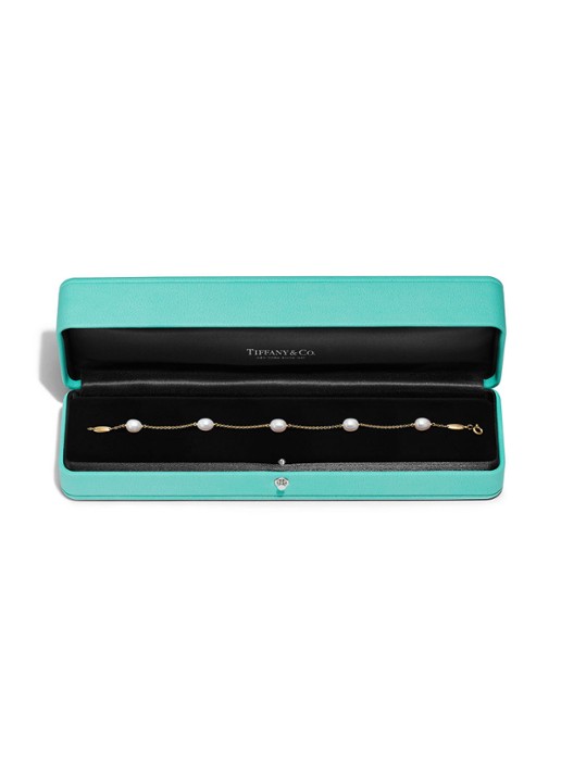 Tiffany & Co. Elsa Peretti® Pearls by the Yard™ armband van 18 karaat geelgoud met parel 42813 - detail 3 undefined