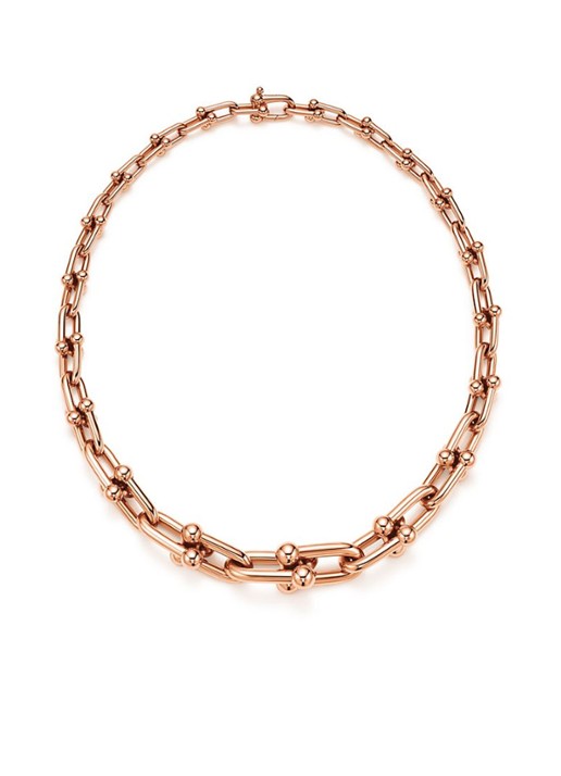 Tiffany & Co. Graduated Link schakelketting van 18 karaat roségoud 45267 - voorkant 5 undefined
