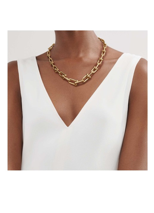 Tiffany & Co. Graduated Link schakelkettingvan 18 karaat geelgoud 75981 - detail undefined