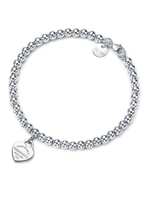 Tiffany & Co. Heart Tag kralenarmband van sterling zilver 50245 - voorkant 4 undefined