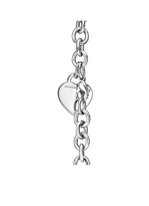 Tiffany & Co. Heart Tag schakelarmband van sterling zilver met diamant 21820 - detail 2 undefined
