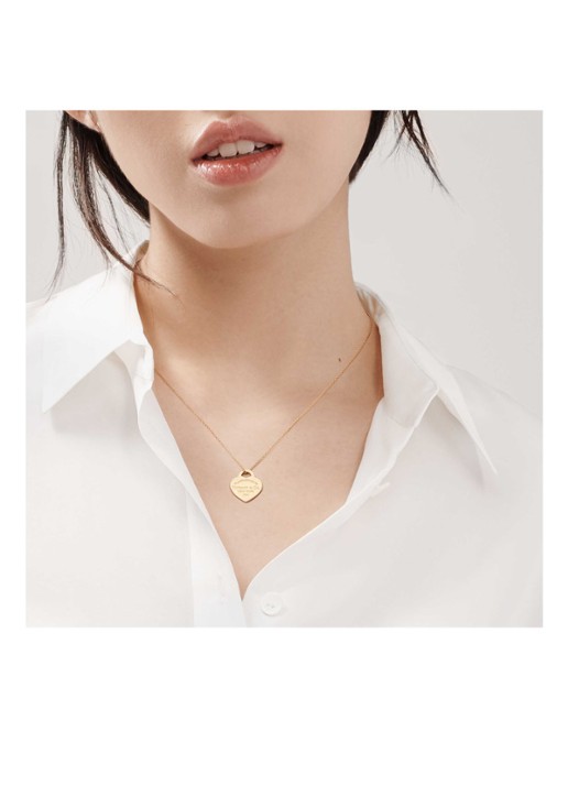 Tiffany & Co. Heart Tag Small ketting van 18 karaat geelgoud 36671 - detail undefined