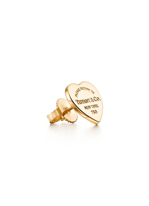 Tiffany & Co. Heart Tag Stud Mini oorknopjes van 18 karaat geelgoud 47961 - voorkant 4 undefined