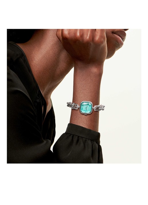 Tiffany & Co. Horloge van sterling zilver met diamant 81249 - voorkant 5 undefined