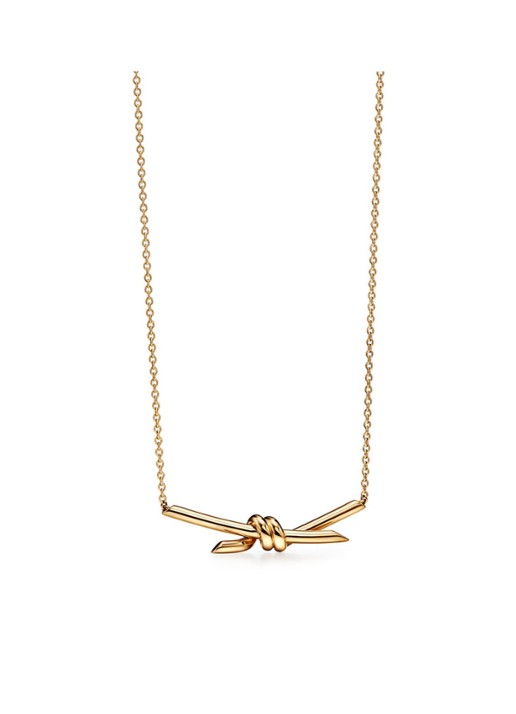 Tiffany & Co. Ketting van 18 karaat geelgoud met hanger 75630 - voorkant 3 undefined