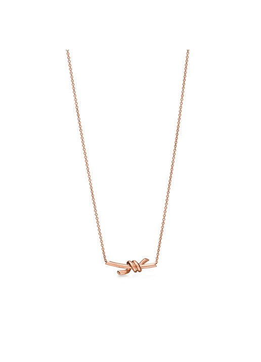 Tiffany & Co. Knot Small ketting van 18 karaat roségoud 84885 - voorkant 3 undefined