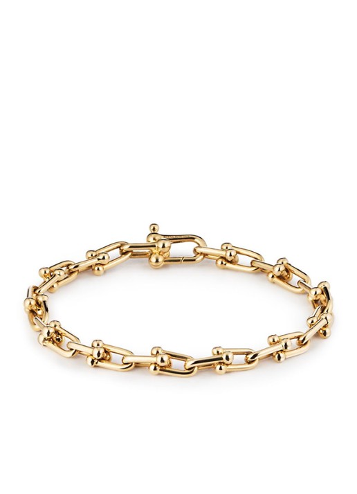 Tiffany & Co. Link Medium schakelarmband van 18 karaat geelgoud 75986 - voorkant 2 undefined