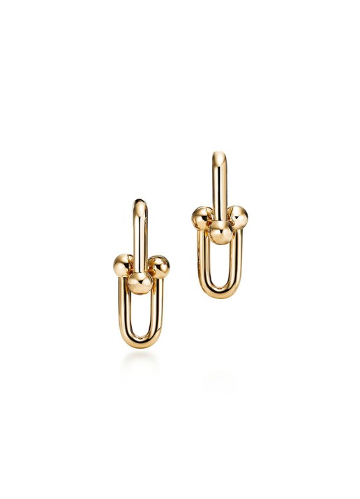 Tiffany & Co. Link Small oorhangers van 18 karaat geelgoud 74577