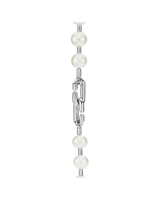 Tiffany & Co. Lock parelketting van sterling zilver, 9-10 mm 57567 - detail 5 undefined