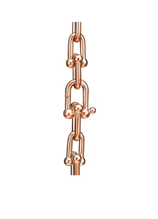 Tiffany & Co. Medium Link schakelarmband van 18 karaat roségoud 76342 - detail undefined