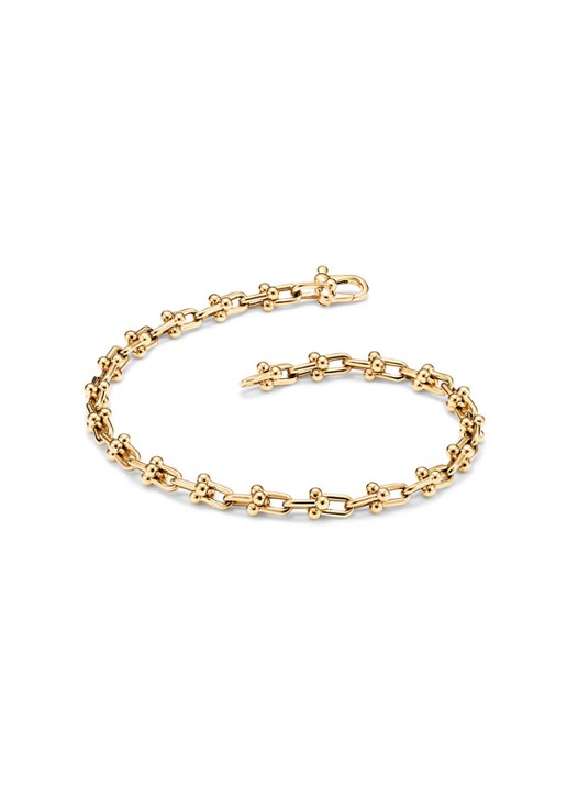 Tiffany & Co. Micro Link Large schakelarmband van 18 karaat geelgoud 10223 - voorkant 2 undefined
