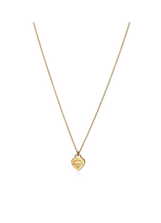 Tiffany & Co. Mini Heart Tag ketting van 18 karaat geelgoud 77761 - voorkant 3 undefined