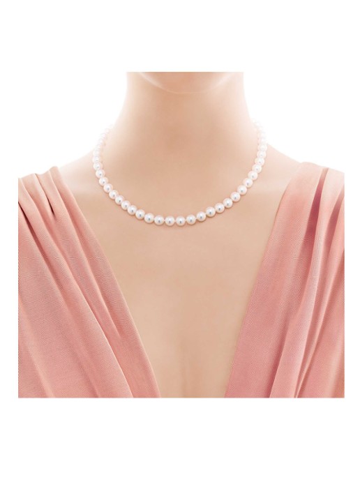 Tiffany & Co. Parelketting van 18 karaat witgoud met  Akoya parel 63977 - detail undefined