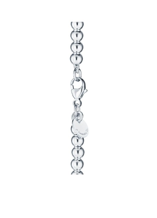 Tiffany & Co. Pink Heart Tag Bead kralenarmband van sterling zilver, 4 mm 67427 - detail 4 undefined